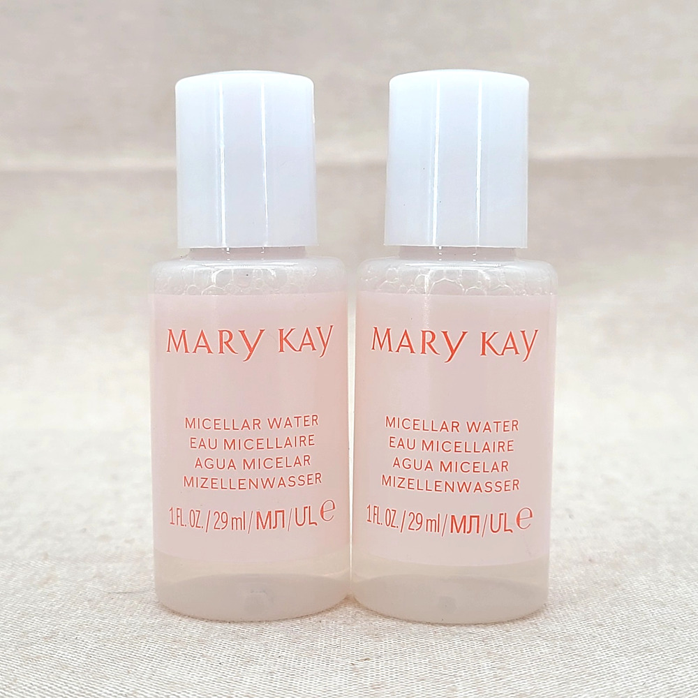 2 x Mary Kay Micellar Water 1 oz For All Skin Types Gentle Makeup Remover